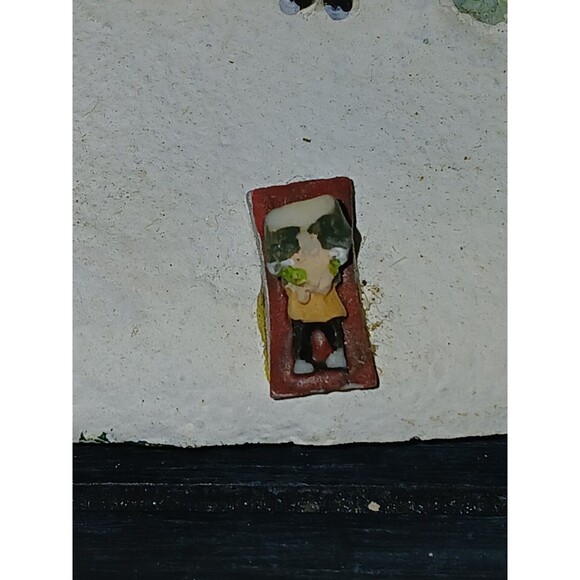 Thomas Kinkade Set Of 2 Houses W/ Snow Christmas Village - Picture 4 of 4